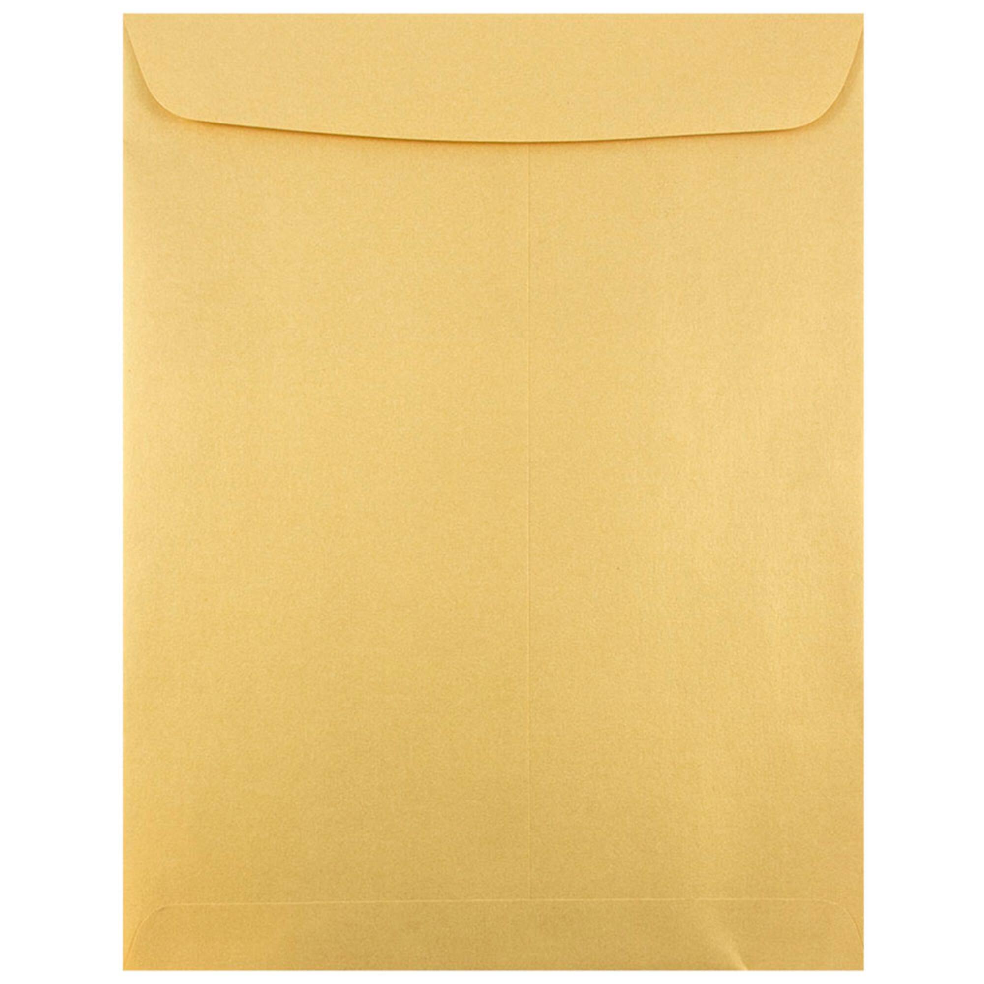 JAM Paper 10" x 13" Gold Stardream Open End Catalog Metallic Envelopes